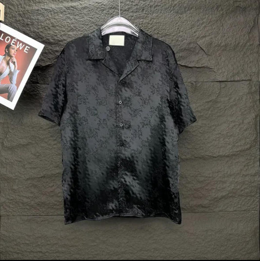 VSA Clothing Article 9019 Black Half Sleeves Shirt